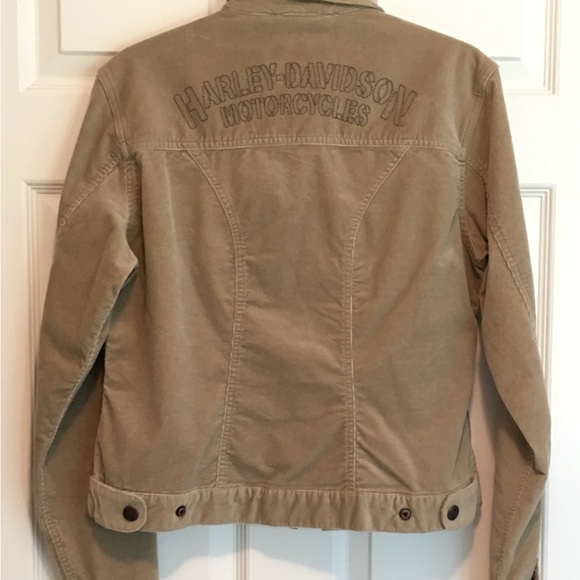 FOR TRICIA. Womens Harley-Davidson Corduroy Jacket Large - Picture 3 of 9